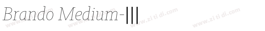 Brando Medium字体转换